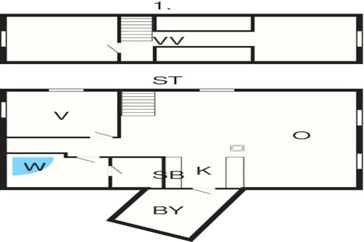 6 Person Holiday Home In Bl Vand 布拉万德 外观 照片